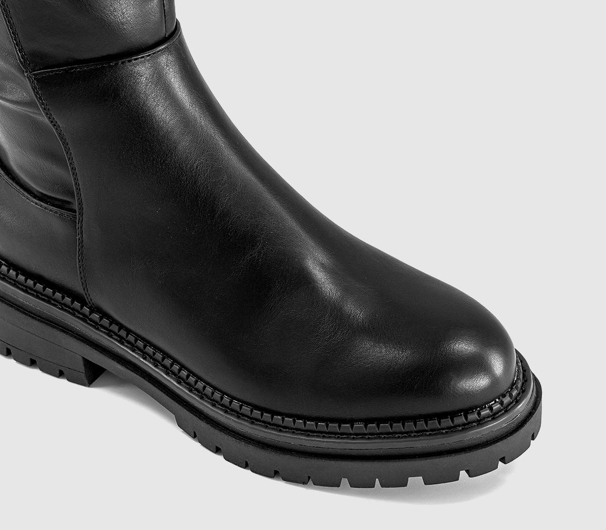 OFFICEKoko Stretch Back Knee High BootsBlack