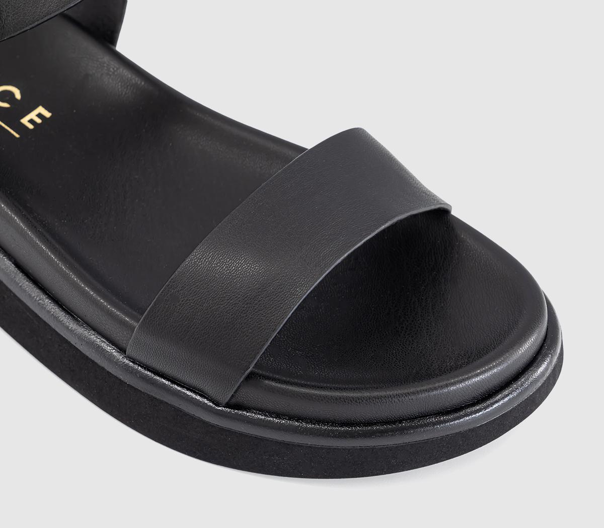 OFFICESorrel Two Part Footbed SandalsBlack