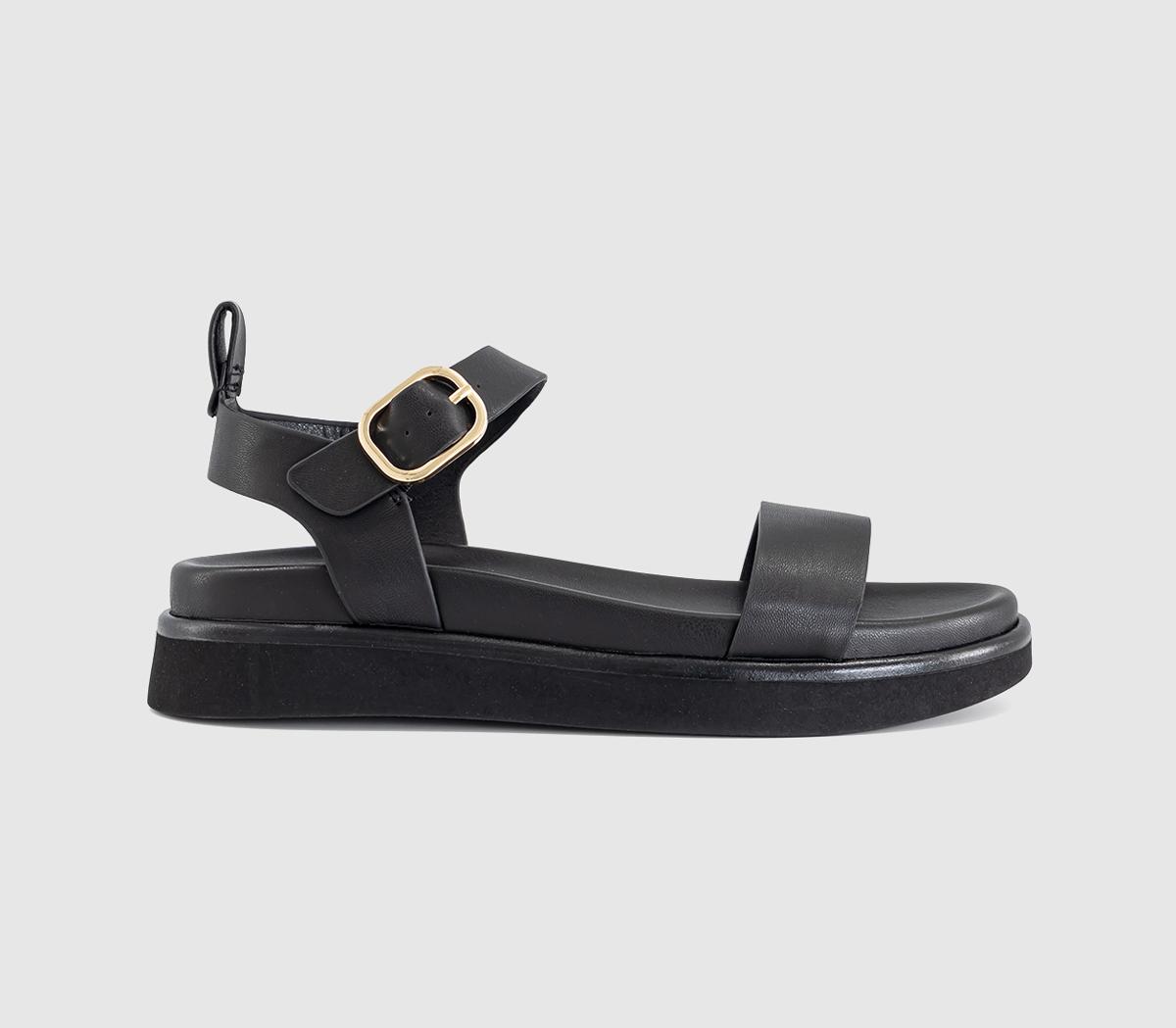OFFICESorrel Two Part Footbed SandalsBlack