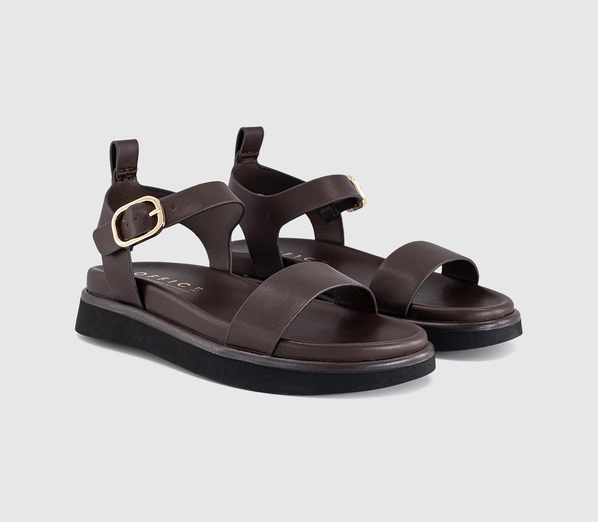 OFFICESorrel Two Part Footbed SandalsBrown