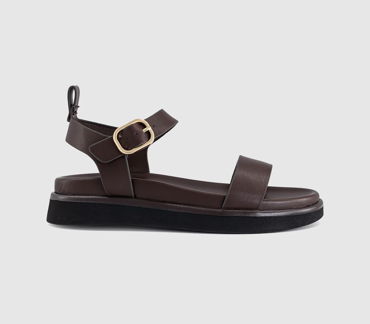 OFFICESorrel Two Part Footbed SandalsBrown
