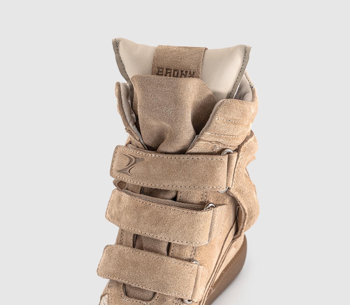 BRONXJae-yy Wedge TrainersSand Leather