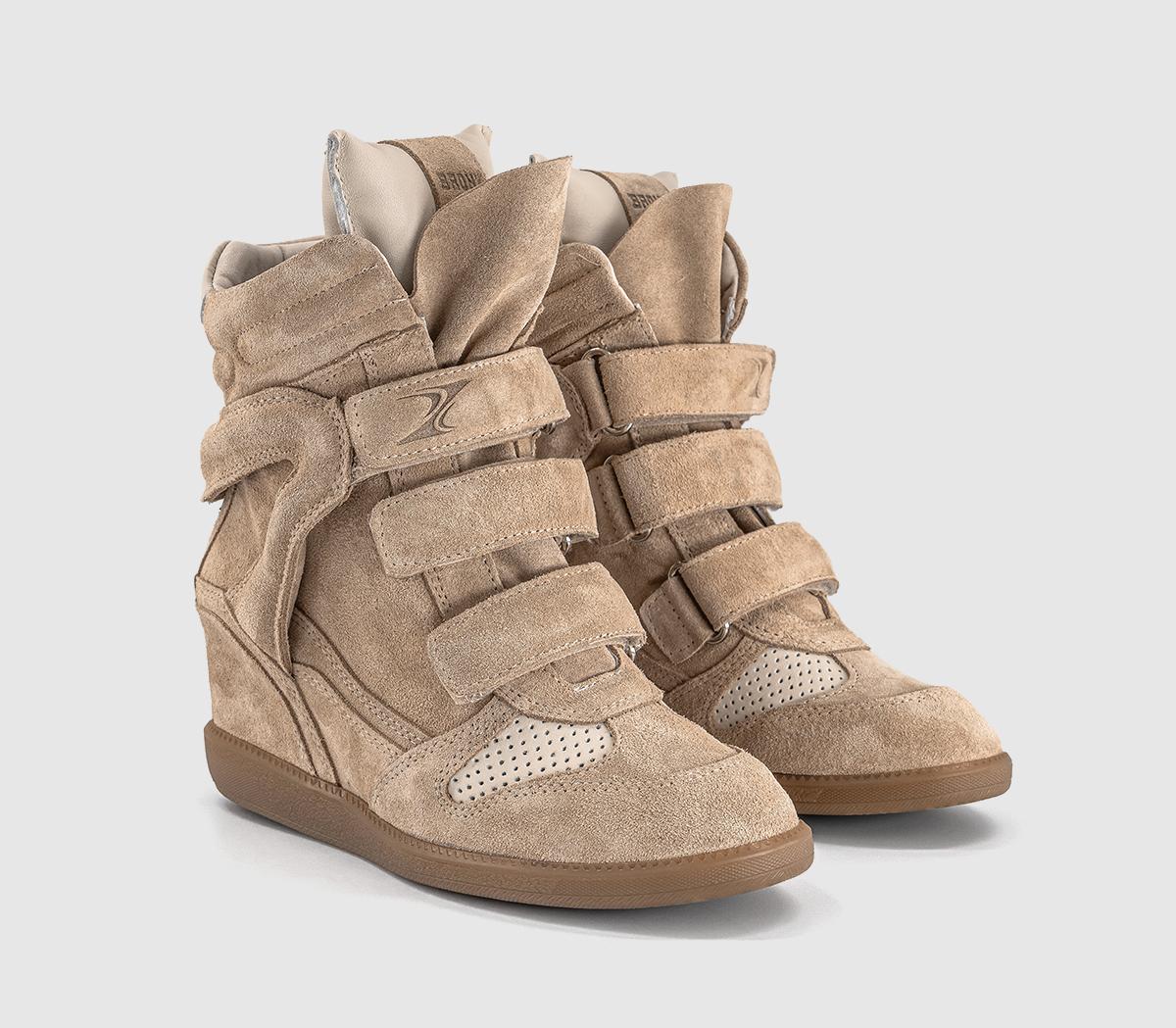 BRONXJae-yy Wedge TrainersSand Leather