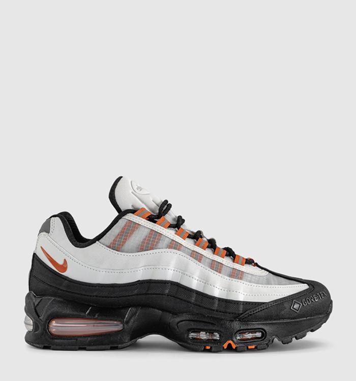 Nike Air Max 95 Gtx Trainers Light Bone Campfire Orange Black