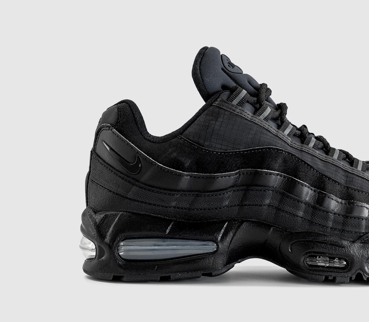NikeAir Max 95 GTXBlack Black Black Diffused Blue