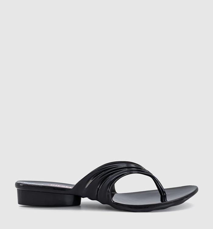 Melissa Melissa X Diesel Quantum Thong Sandals Black