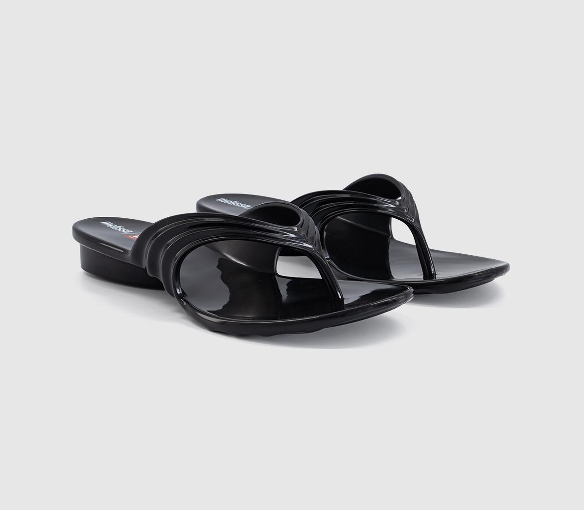 MelissaMelissa X Diesel Quantum Thong SandalsBlack