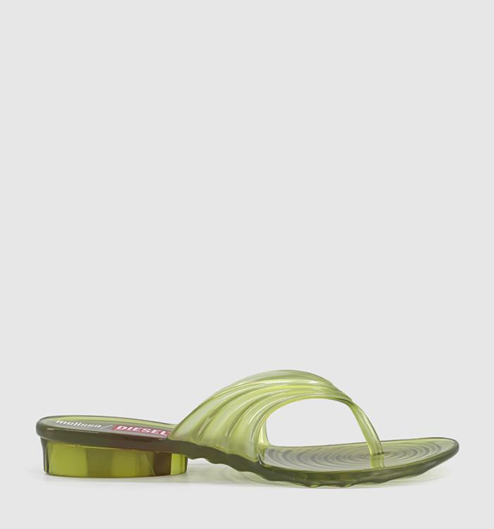 Melissa Melissa X Diesel Quantum Thong Sandals Transparent Yellow