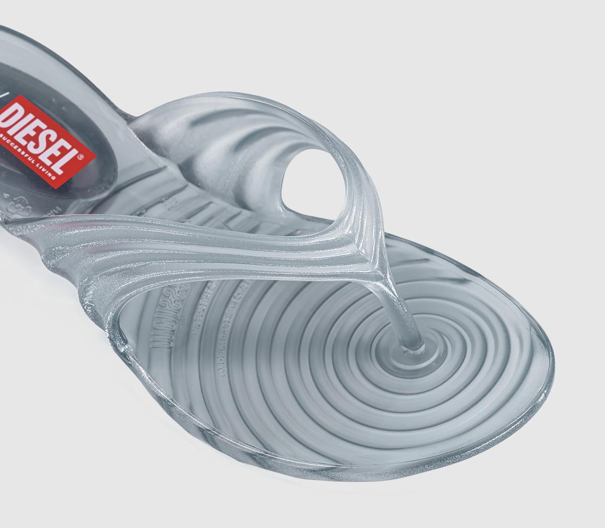 MelissaMelissa X Diesel Quantum Thong SandalsTransparent