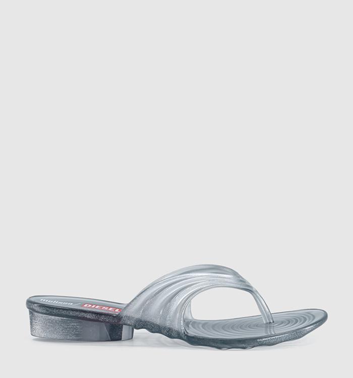 Melissa Melissa X Diesel Quantum Thong Sandals Transparent
