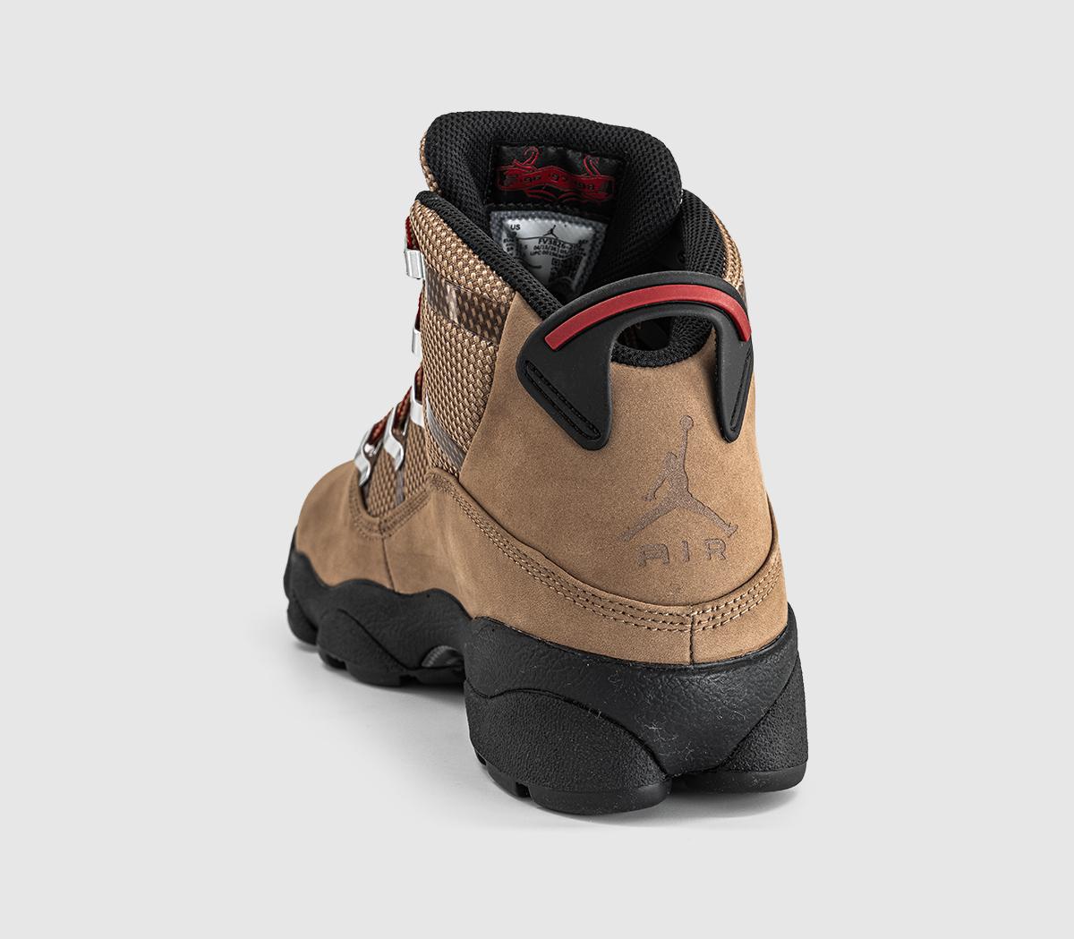 Jordan6 Rings Winterized TrainersRocky Tan Black Varsity Red