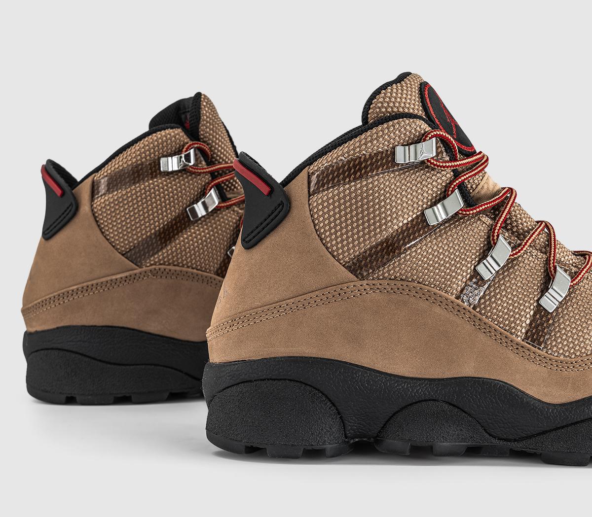Jordan6 Rings Winterized TrainersRocky Tan Black Varsity Red