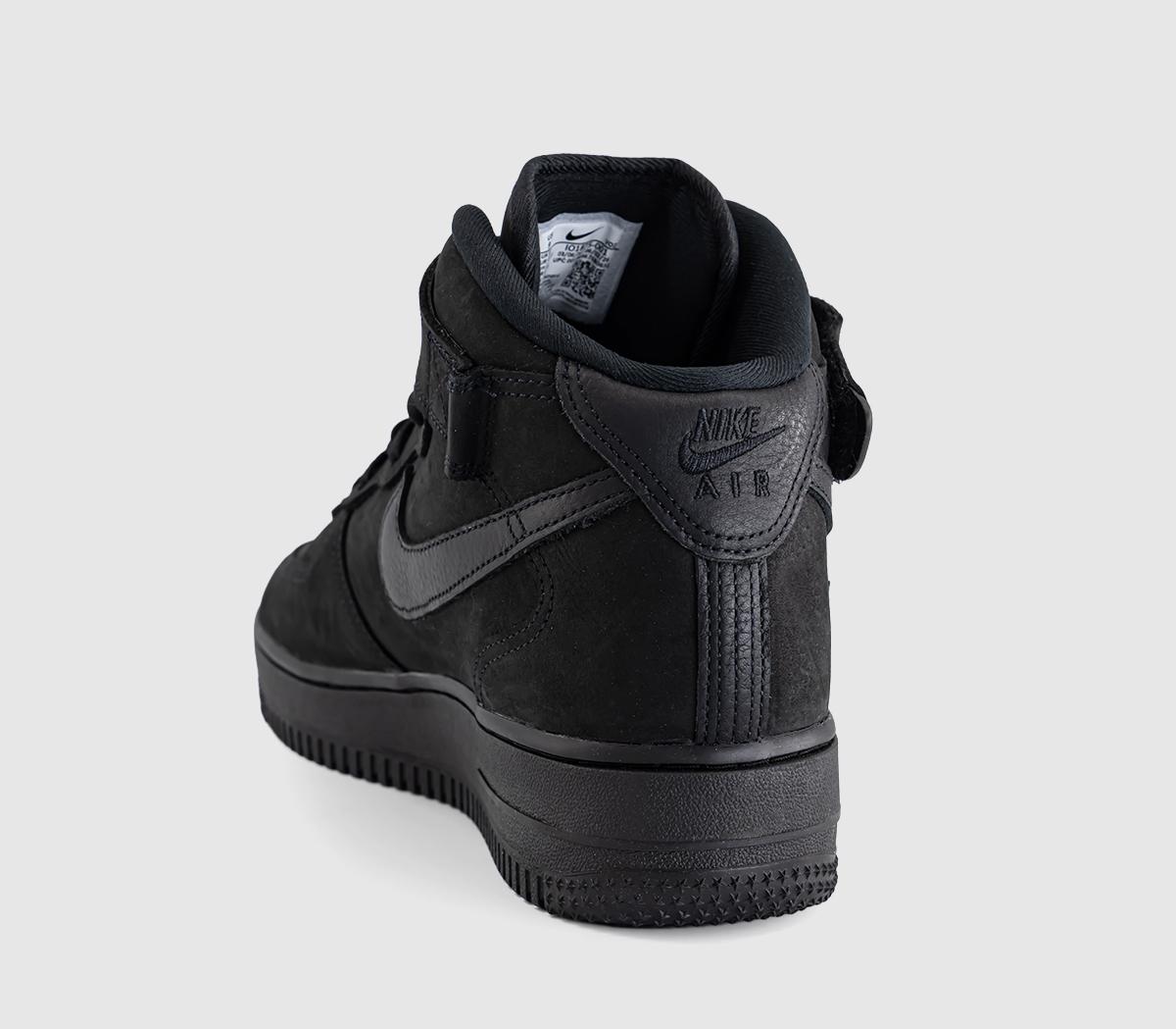 NikeAir Force 1 Mid Gtx TrainersBlack Black Smoke Grey