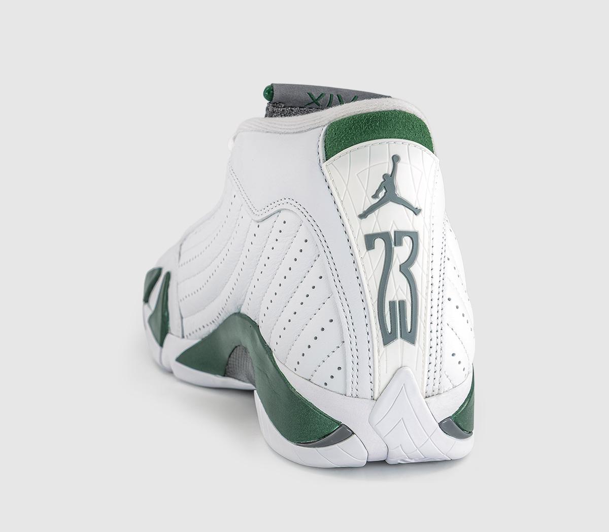 JordanAir Jordan 14 TrainersGorge Green Light Graphite White