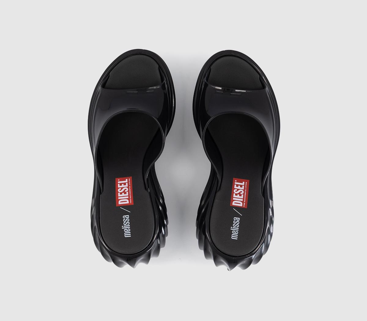 MelissaMelissa X Diesel Quantum Platform SandalsBlack