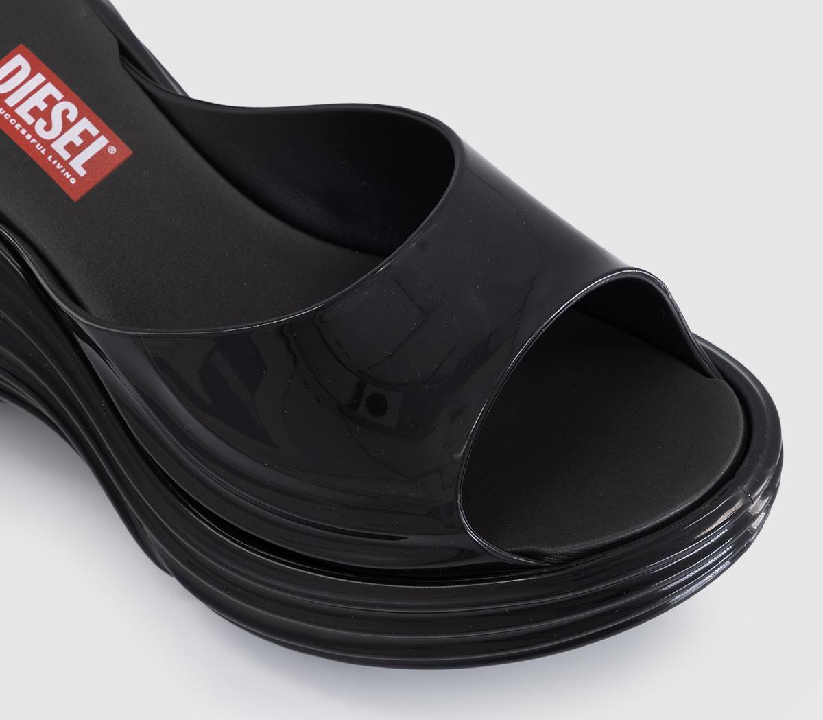 MelissaMelissa X Diesel Quantum Platform SandalsBlack