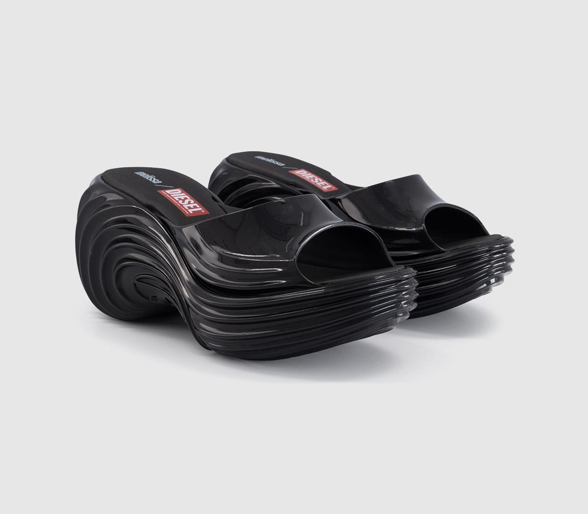 MelissaMelissa X Diesel Quantum Platform SandalsBlack