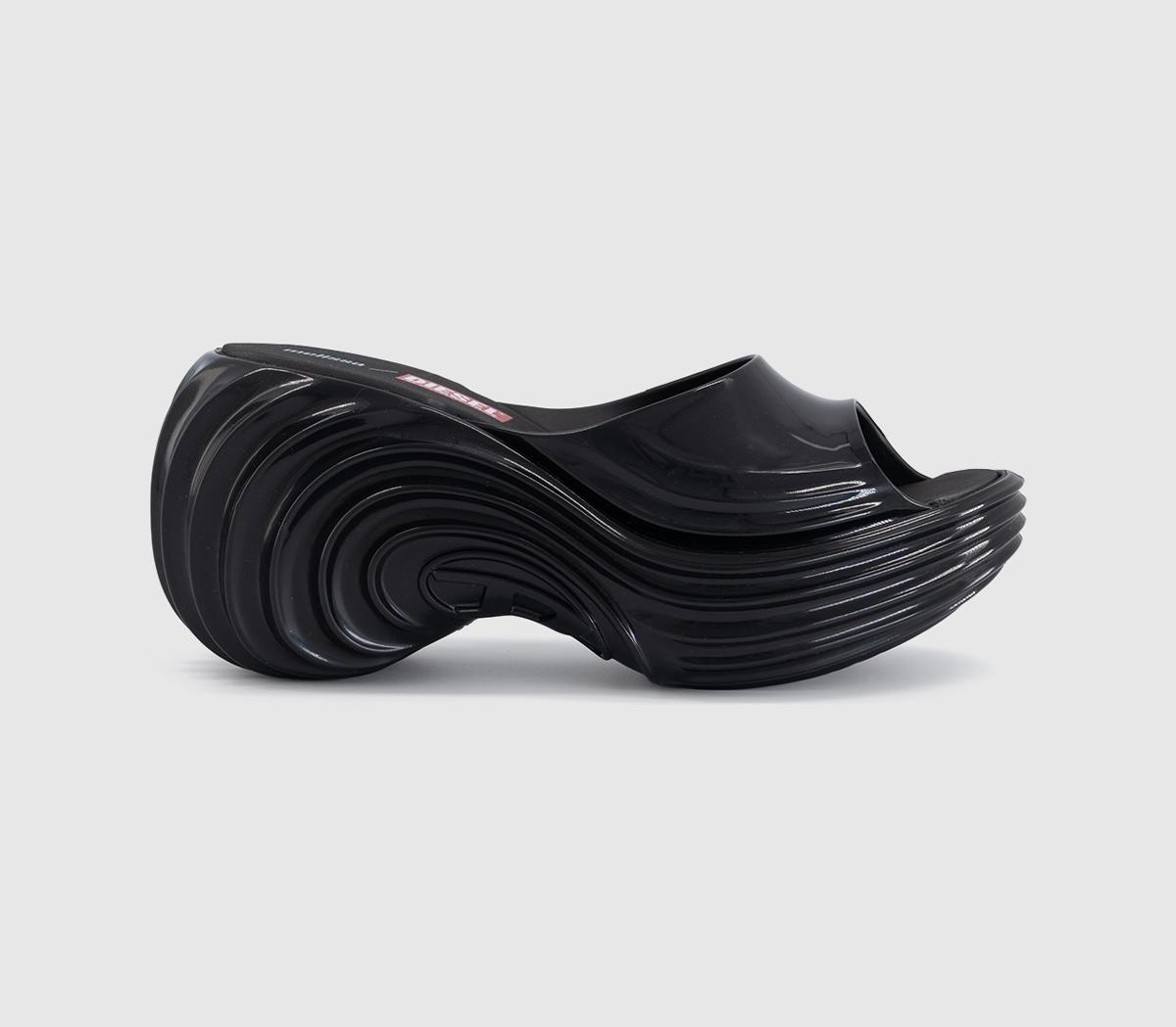 MelissaMelissa X Diesel Quantum Platform SandalsBlack