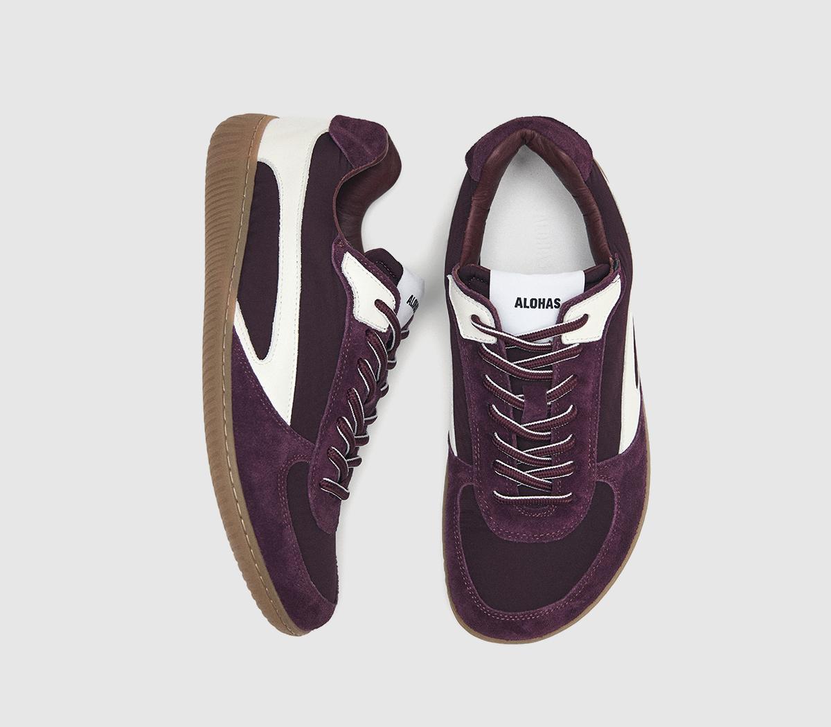 ALOHASTb.83 Barefoot SneakersBurgundy Nylon