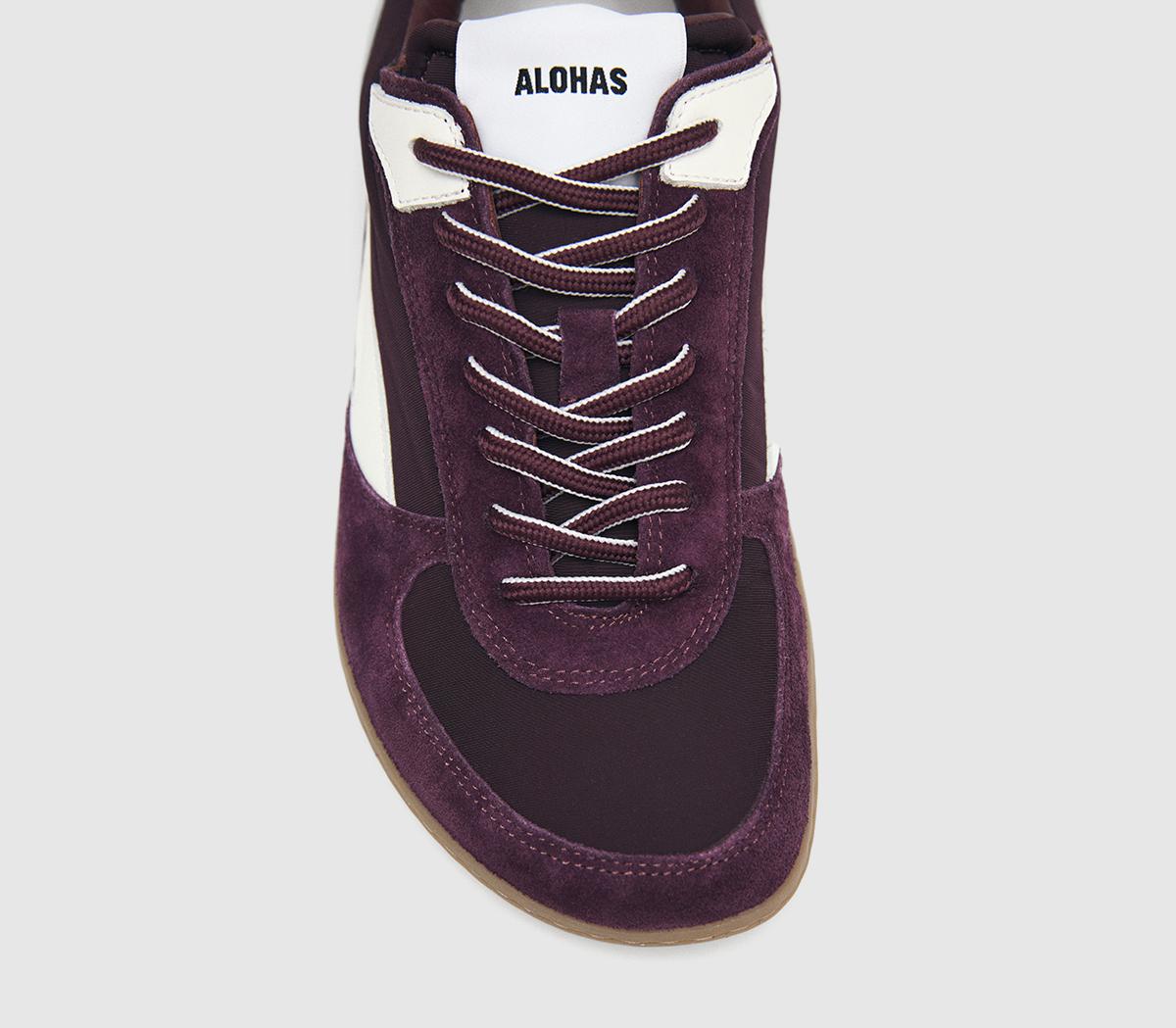 ALOHASTb.83 Barefoot SneakersBurgundy Nylon