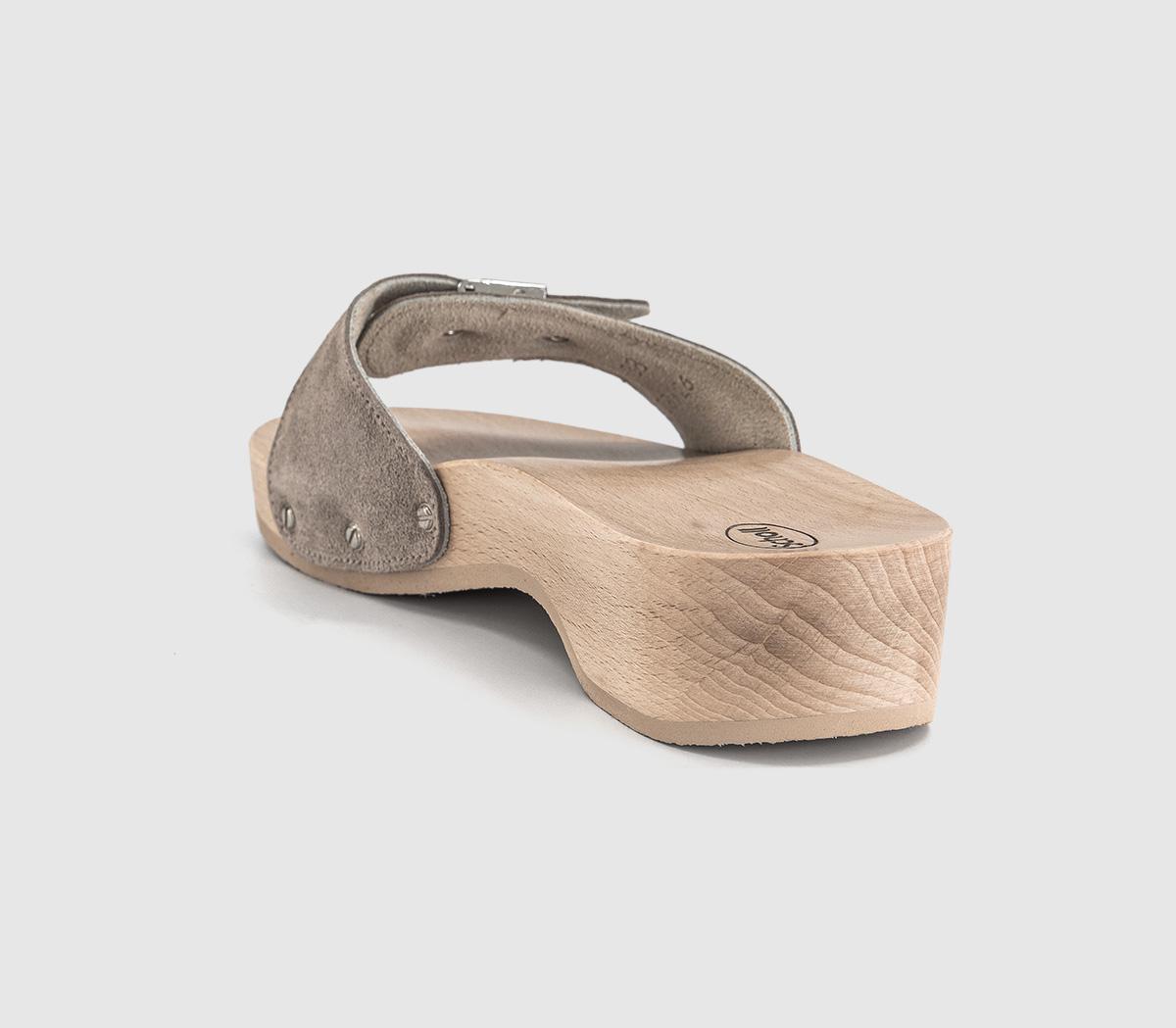 SchollPescura HeelsDark Beige Taupe Suede