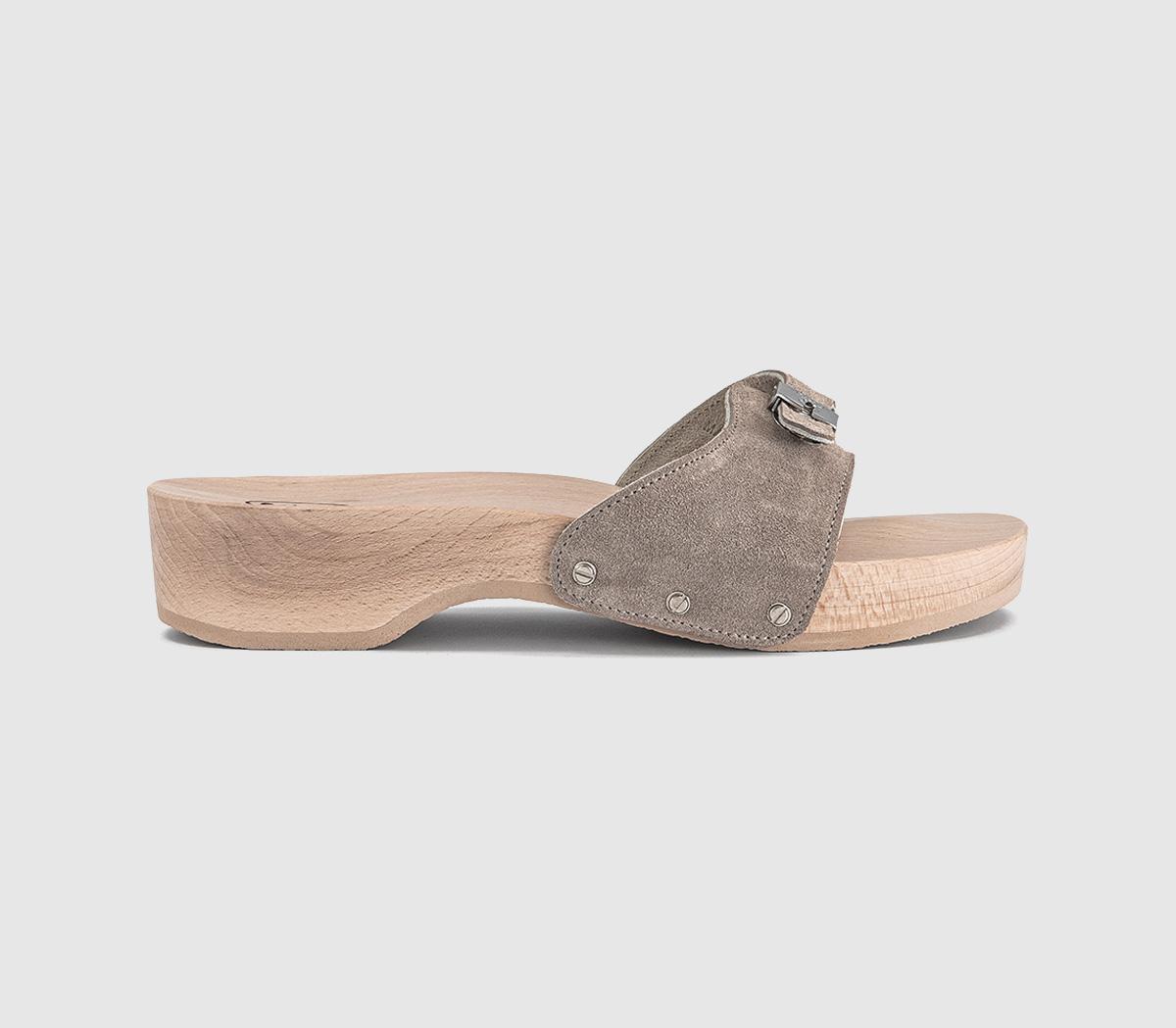 SchollPescura HeelsDark Beige Taupe Suede