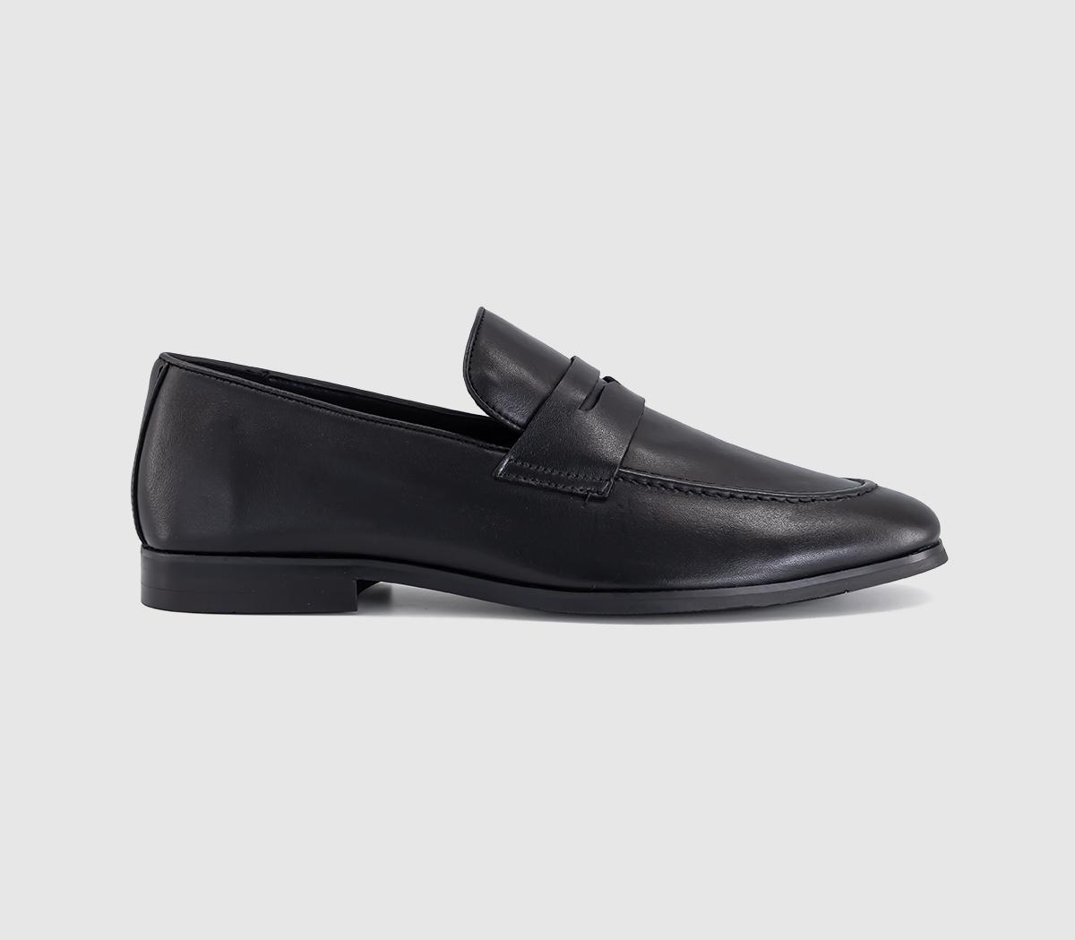 OFFICEMonarch Penny LoafersBlack Leather