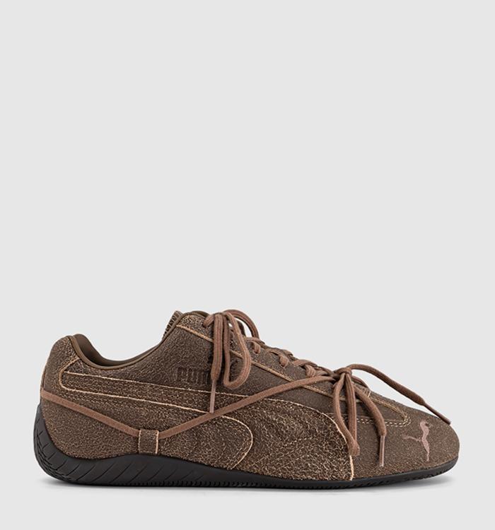 PUMA Speedcat VTG X Rose Trainers Haute Coffee Espresso Brown