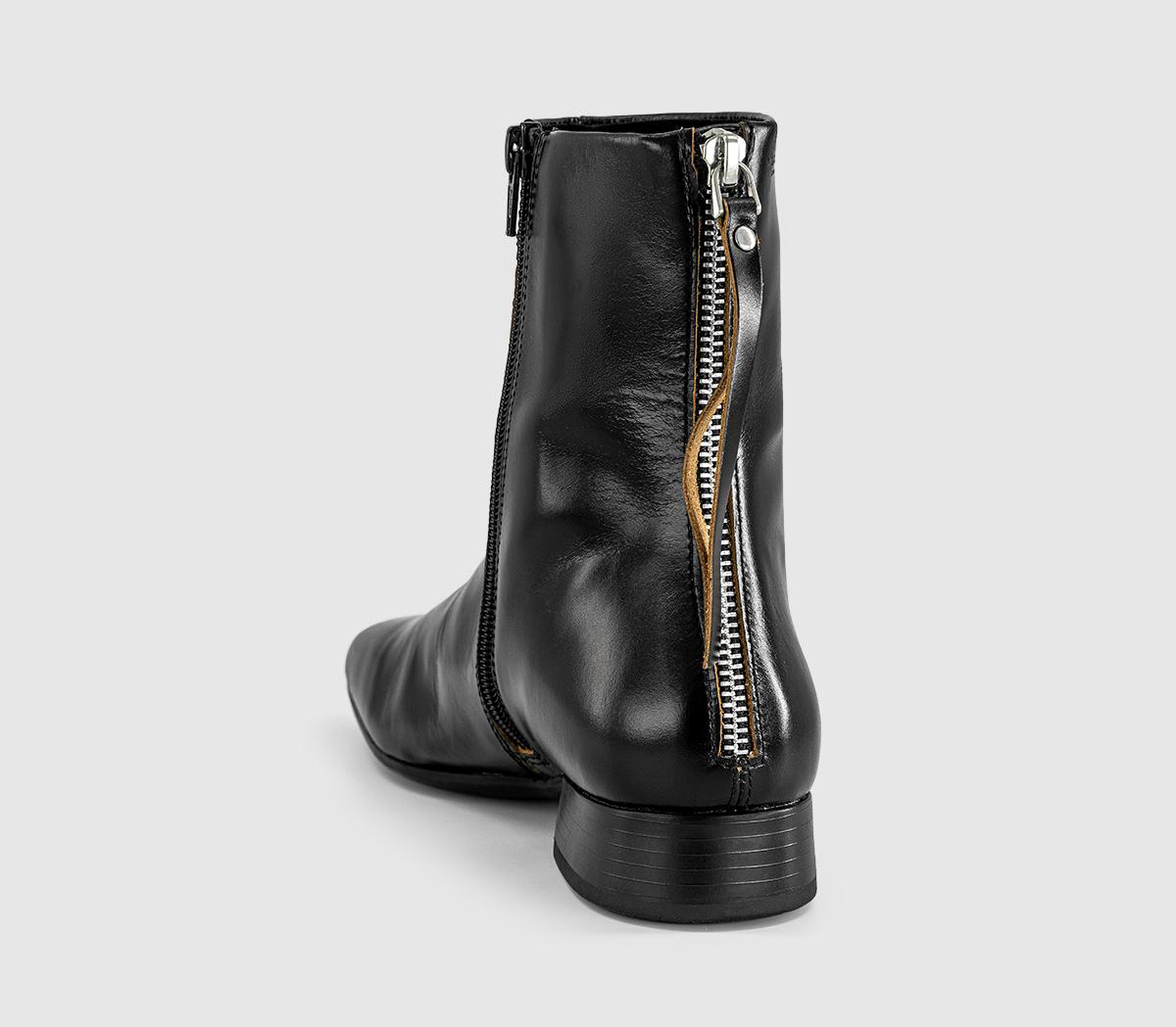 Vagabond ShoemakersMona Zip Ankle BootsBlack Leather