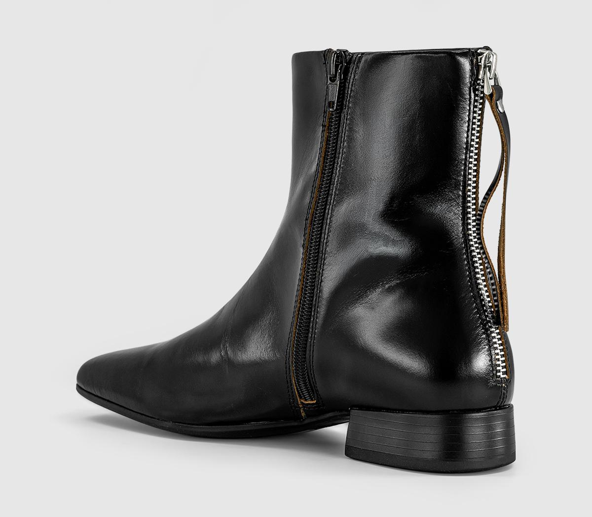 Vagabond ShoemakersMona Zip Ankle BootsBlack Leather