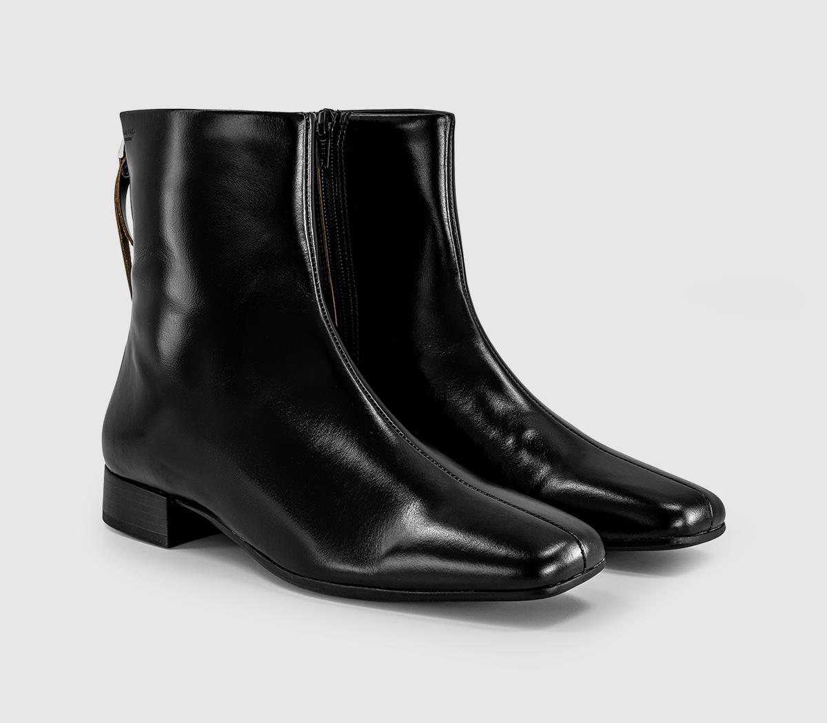 Vagabond ShoemakersMona Zip Ankle BootsBlack Leather