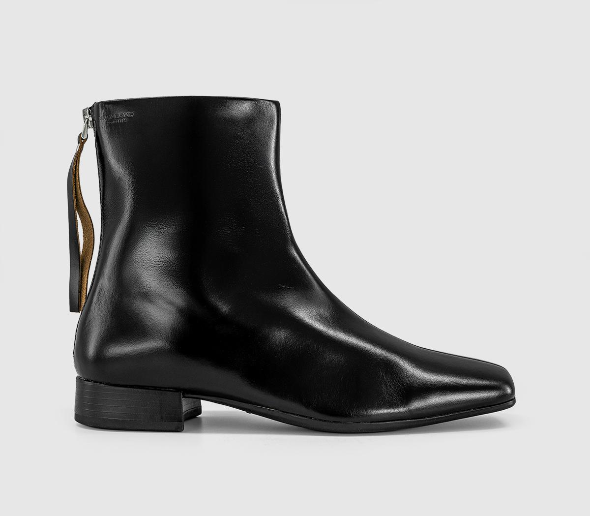 Vagabond ShoemakersMona Zip Ankle BootsBlack Leather