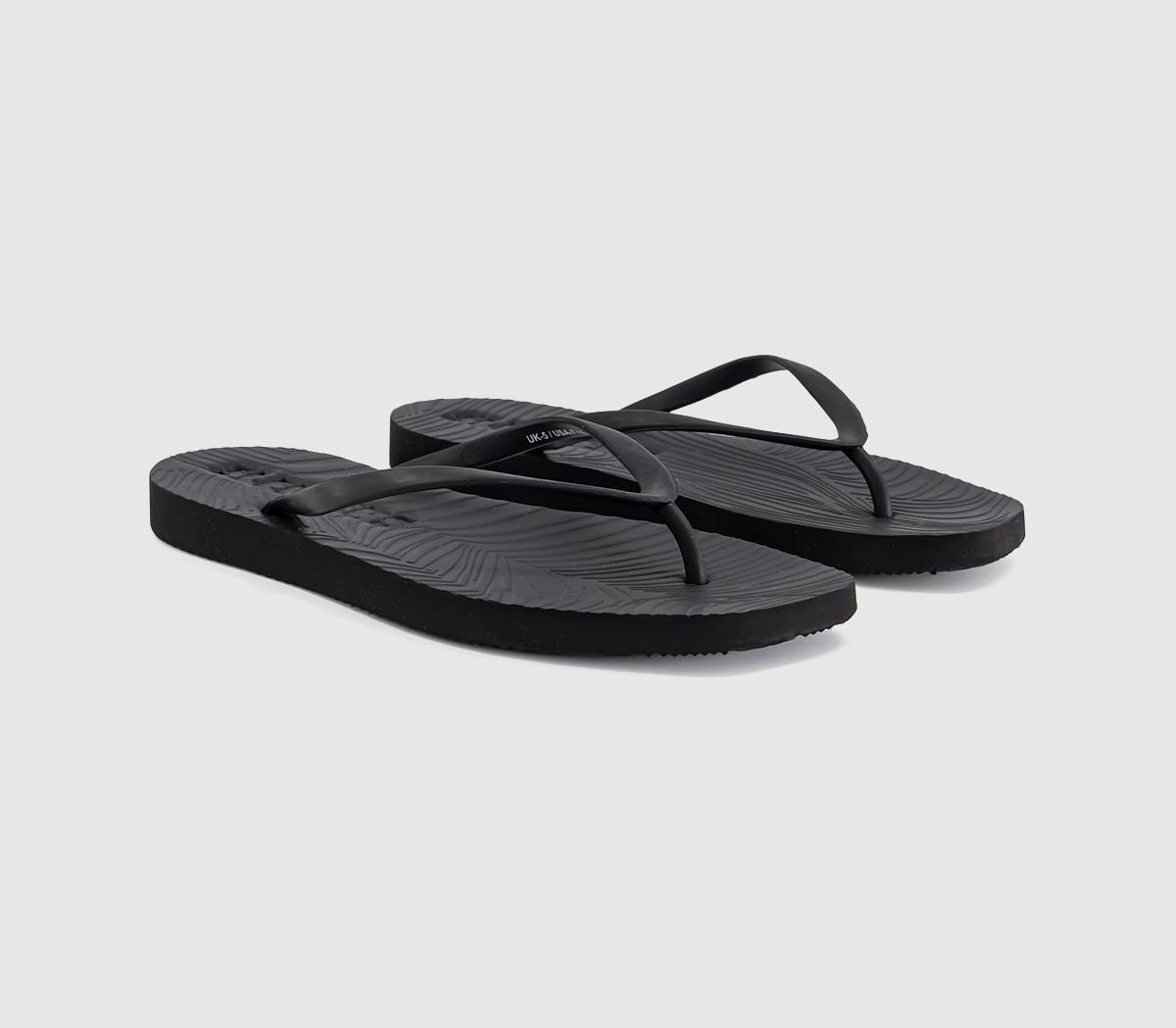 SleepersTapered Flip FlopsBlack
