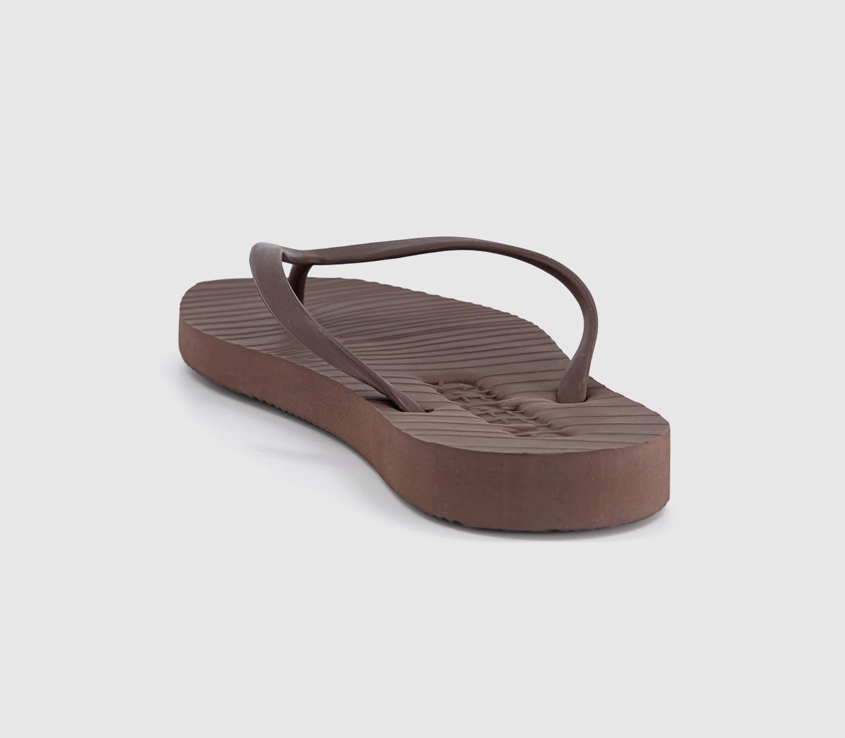 SleepersTapered Flip FlopsBrown