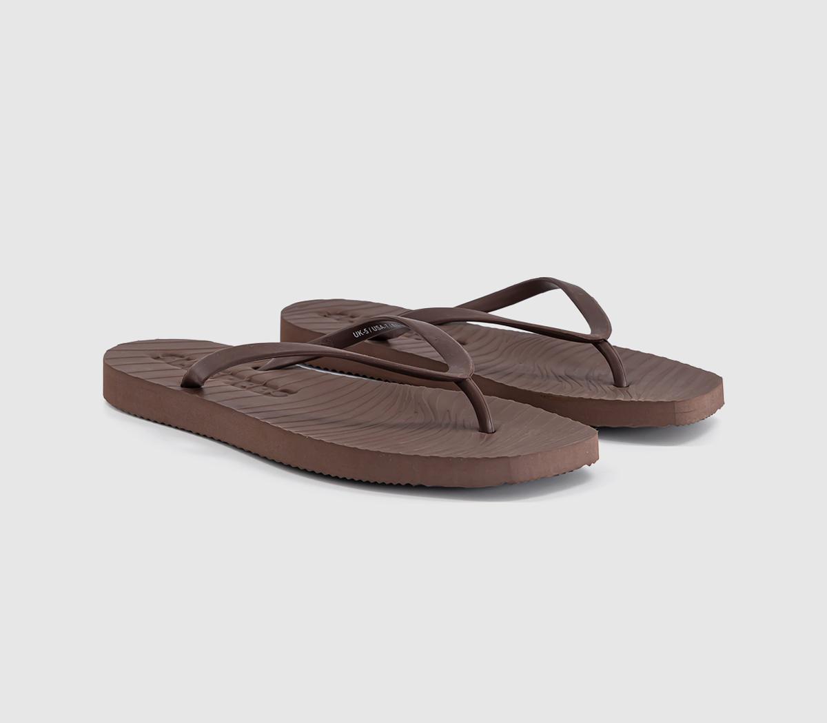 SleepersTapered Flip FlopsBrown