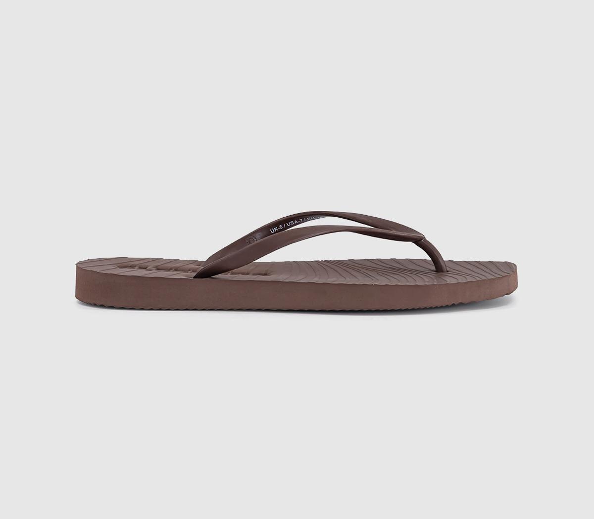 SleepersTapered Flip FlopsBrown