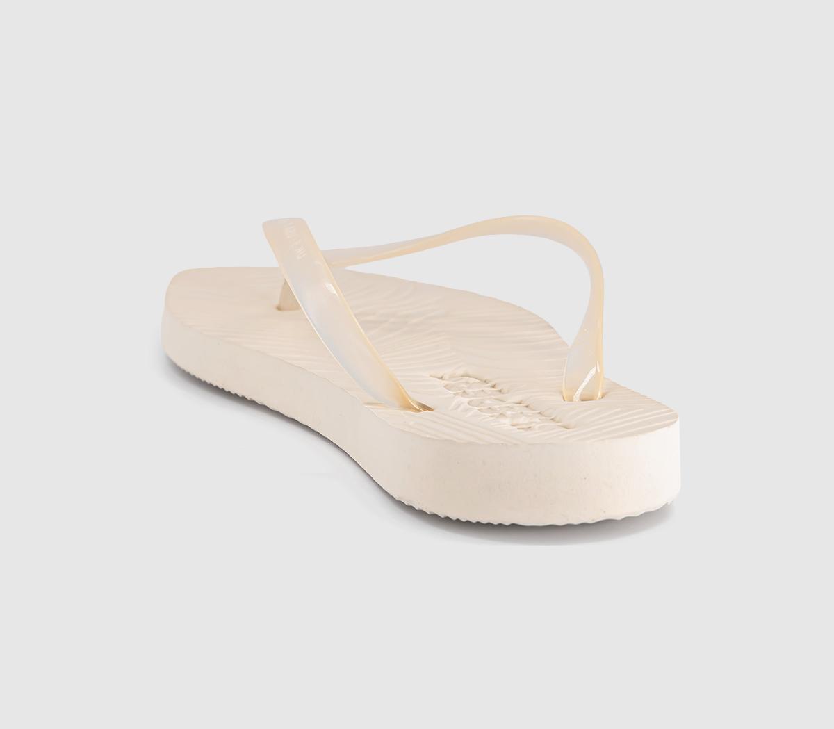 SleepersTapered Flip FlopEggnog Clear Transparent