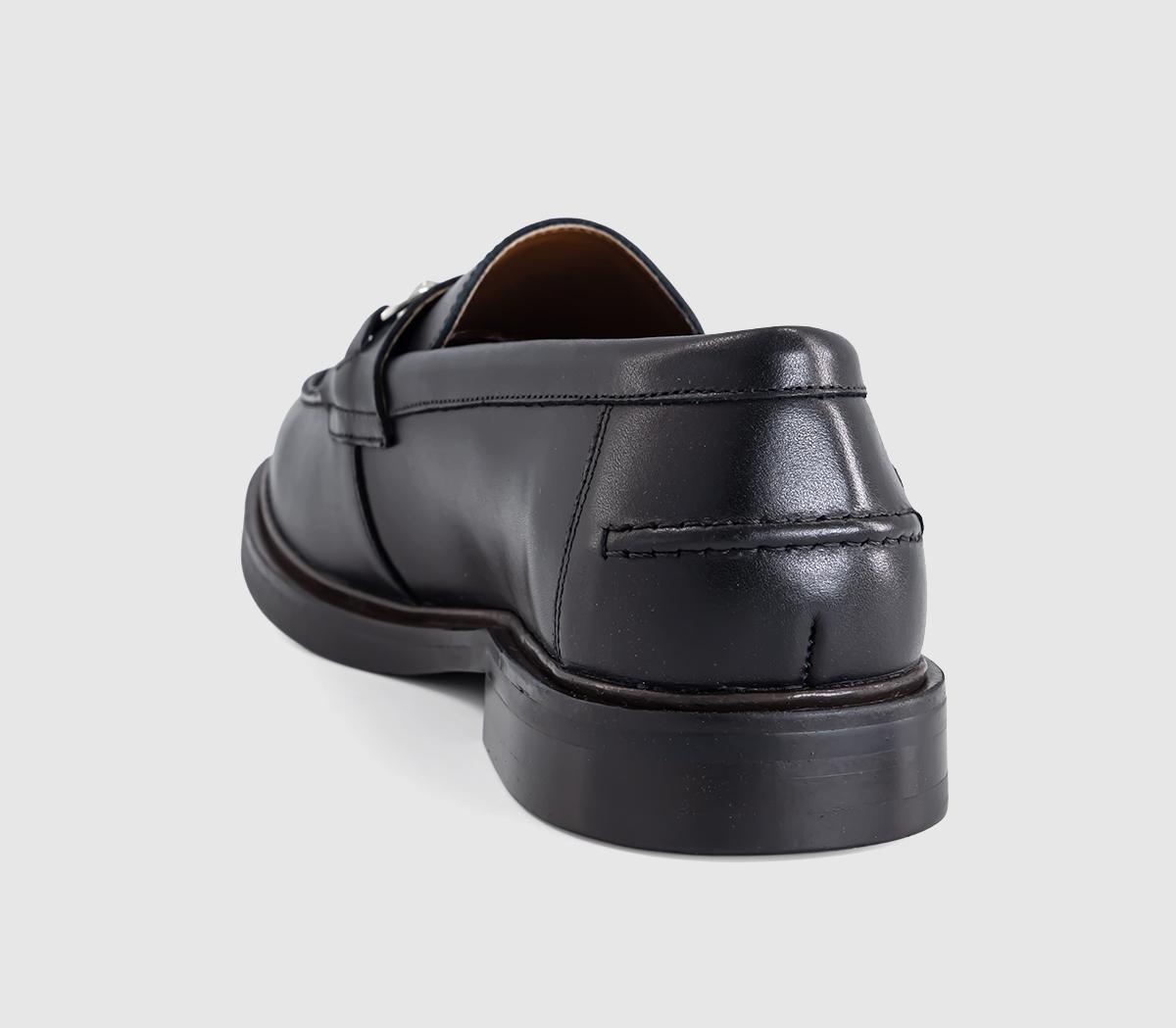 OFFICEMaximus Snaffle LoafersBlack Leather