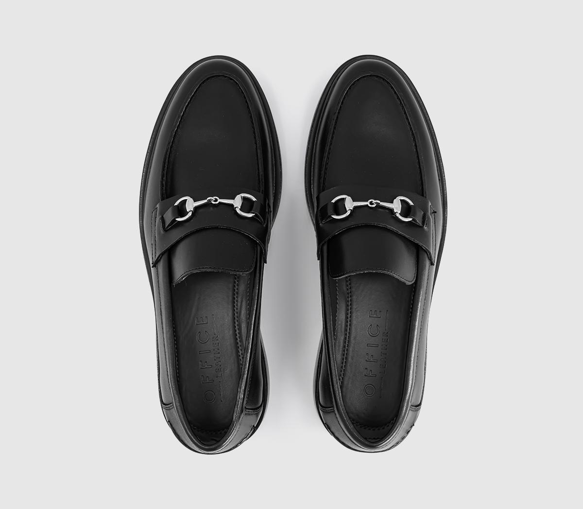 OFFICEMaximus Snaffle LoafersBlack Leather