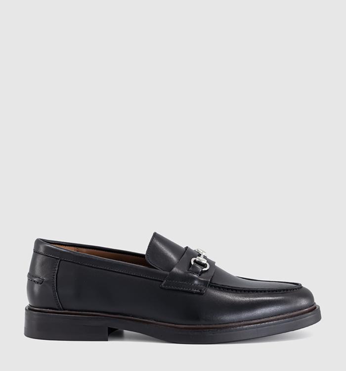 OFFICE Maximus Snaffle Loafers Black Leather