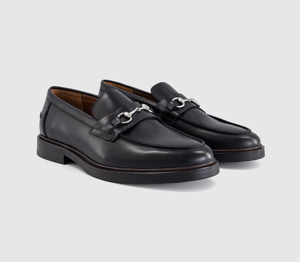 OFFICEMaximus Snaffle LoafersBlack Leather