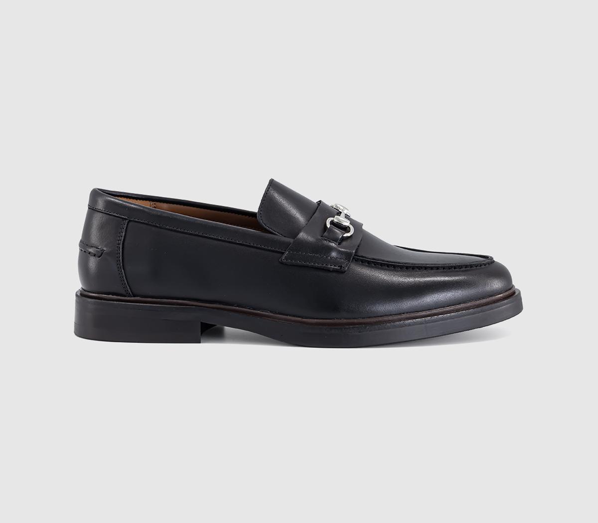 OFFICEMaximus Snaffle LoafersBlack Leather