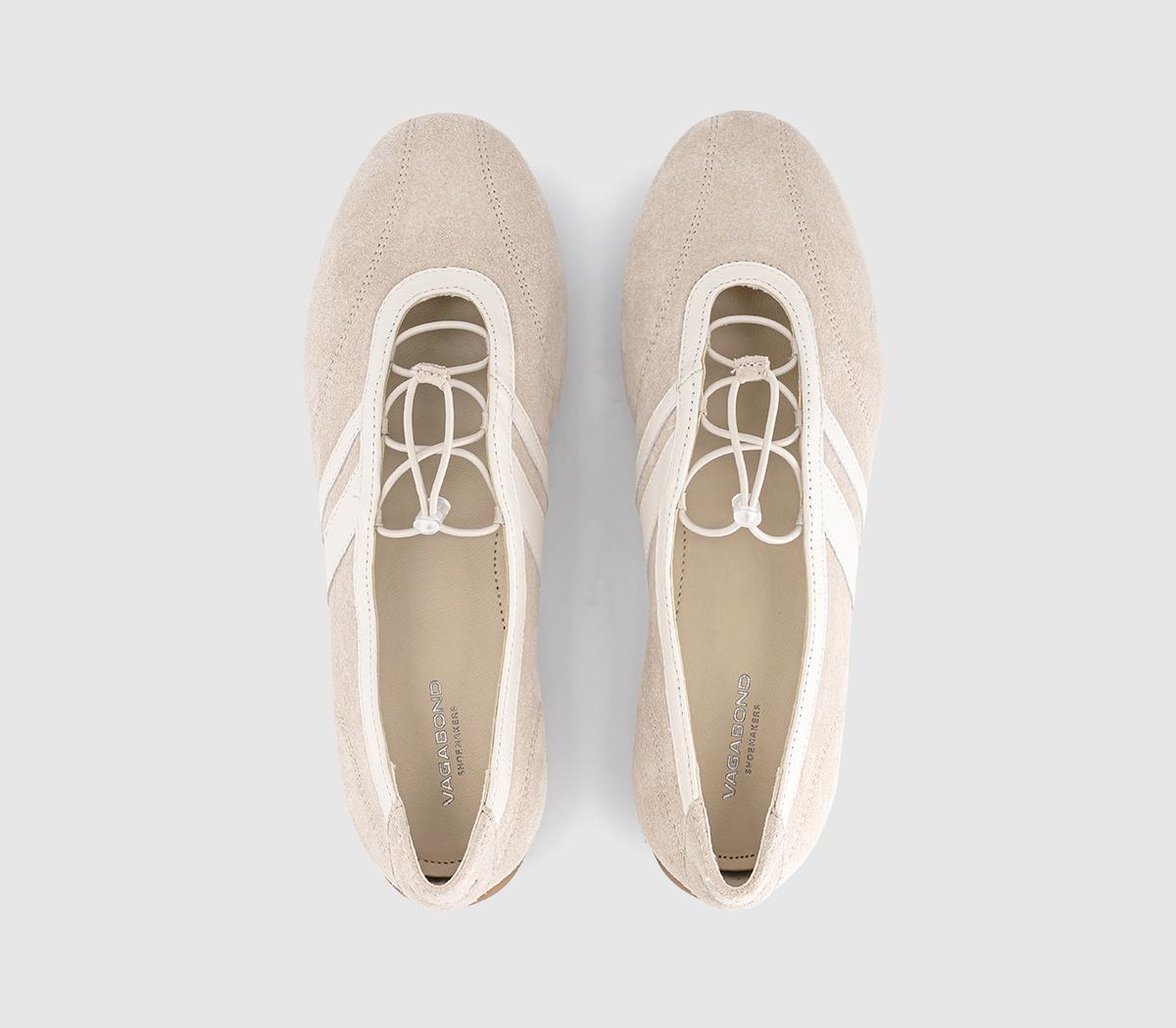 Vagabond ShoemakersHollie Ballet FlatsOff White Suede