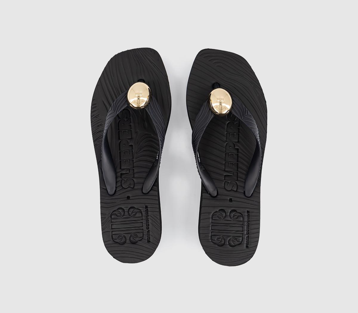 SleepersParis Flip FlopsBlack