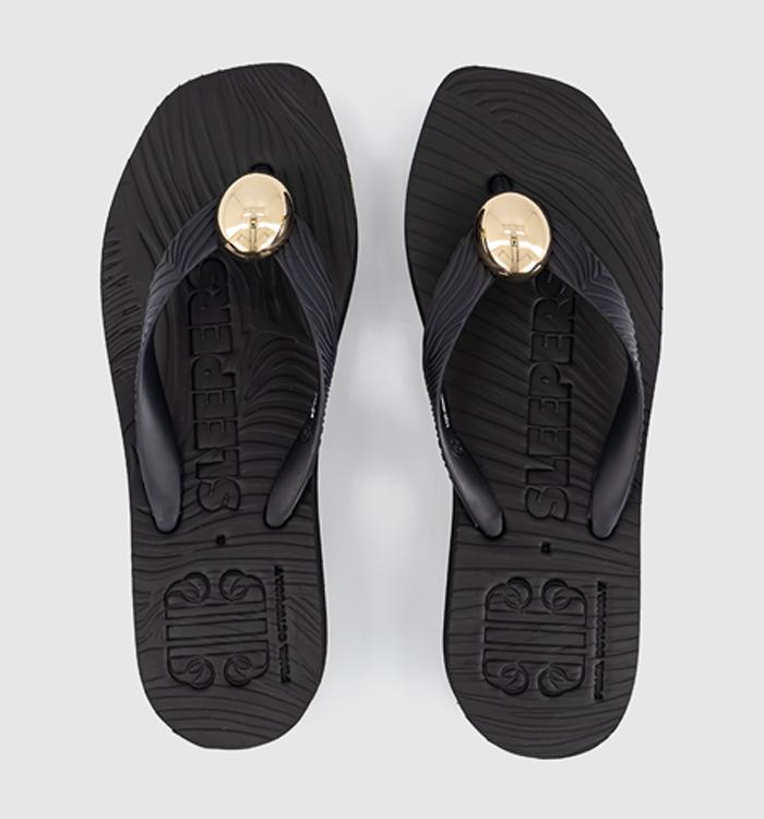 Sleepers Paris Flip Flops Black
