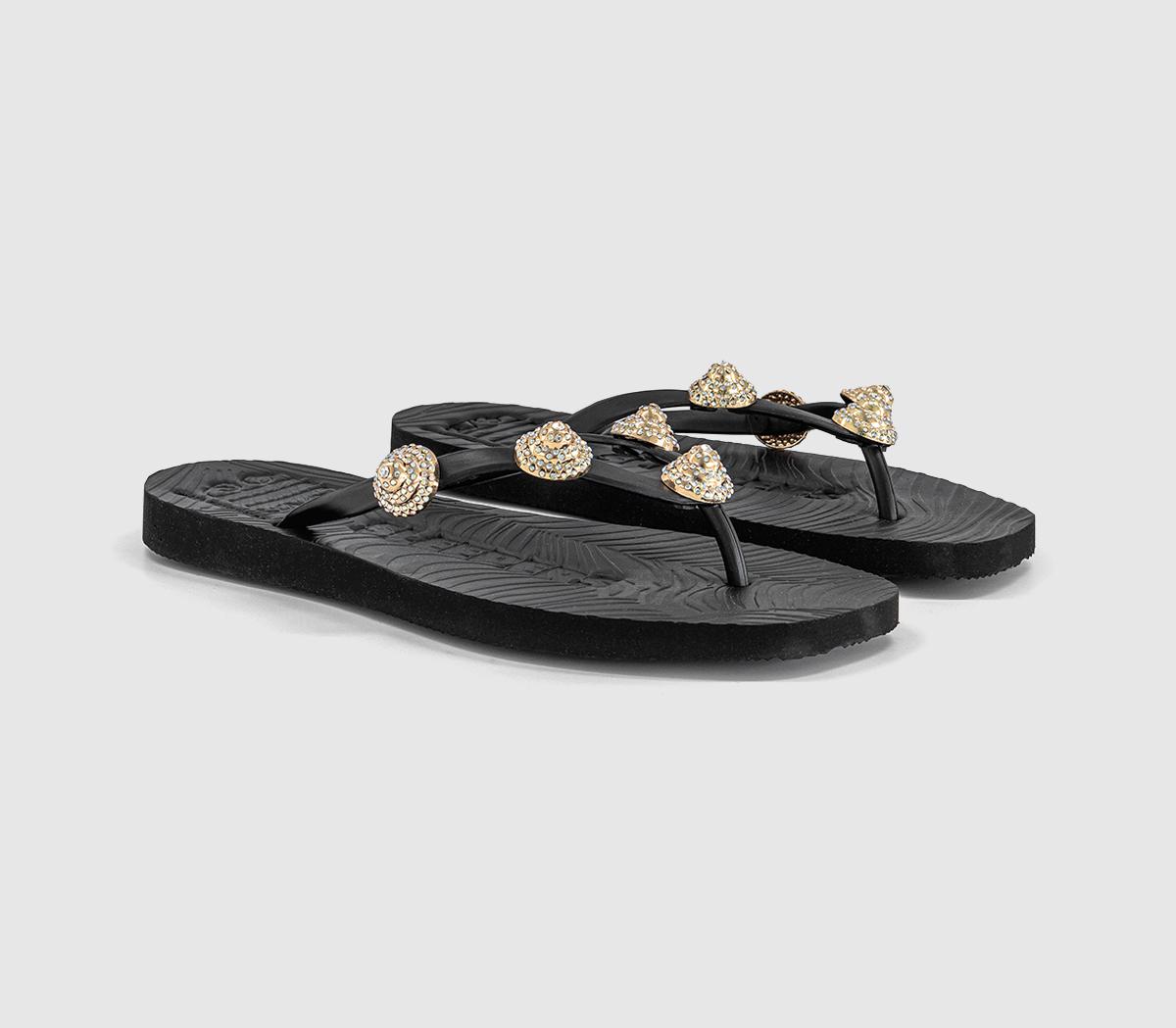 SleepersFormentera Flip FlopsBlack
