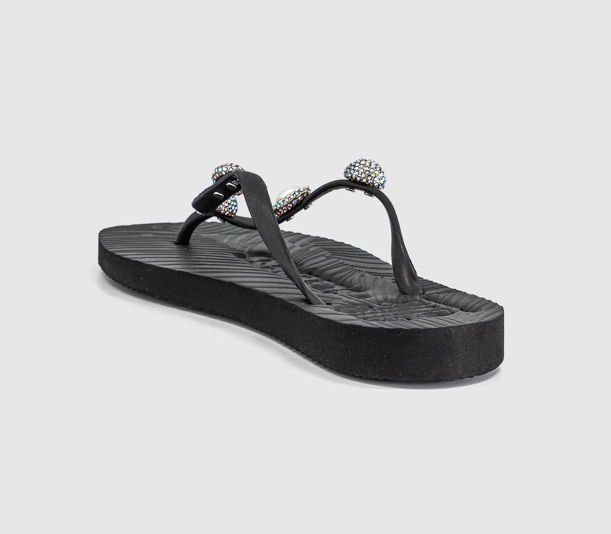 SleepersIbiza Diamond Flip FlopsBlack