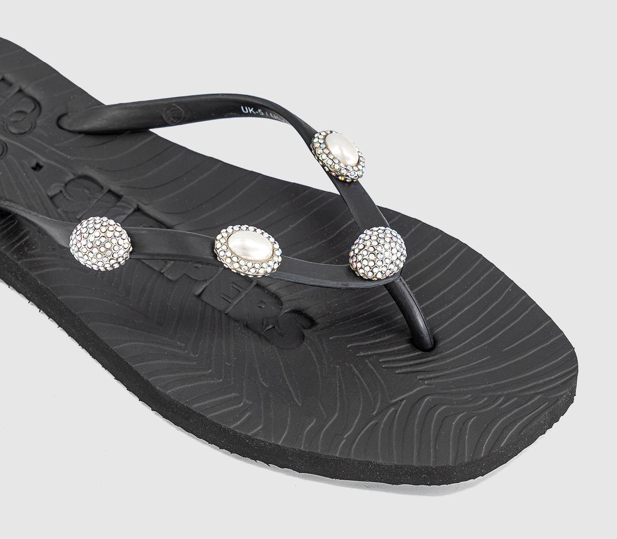 SleepersIbiza Diamond Flip FlopsBlack