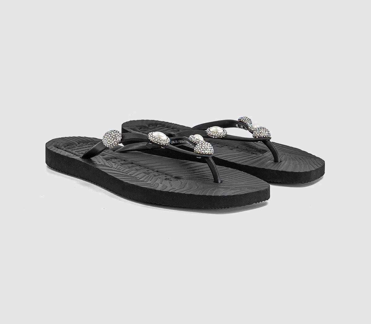 SleepersIbiza Diamond Flip FlopsBlack
