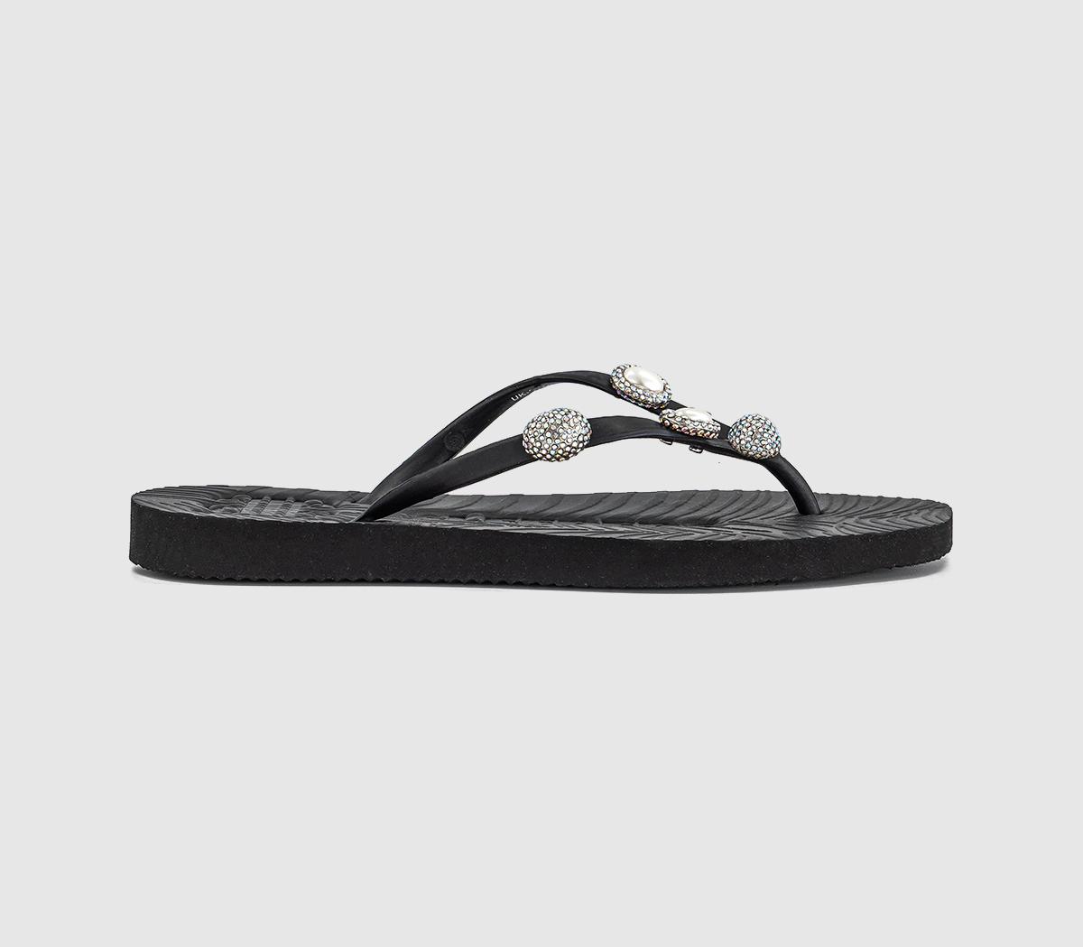 SleepersIbiza Diamond Flip FlopsBlack